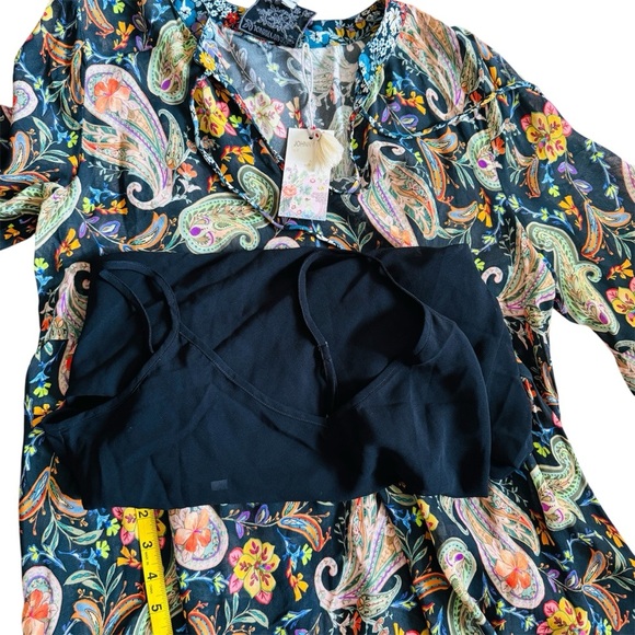 Johnny Was bryce Paisley Print midi  Dress NEW - Picture 10 of 13